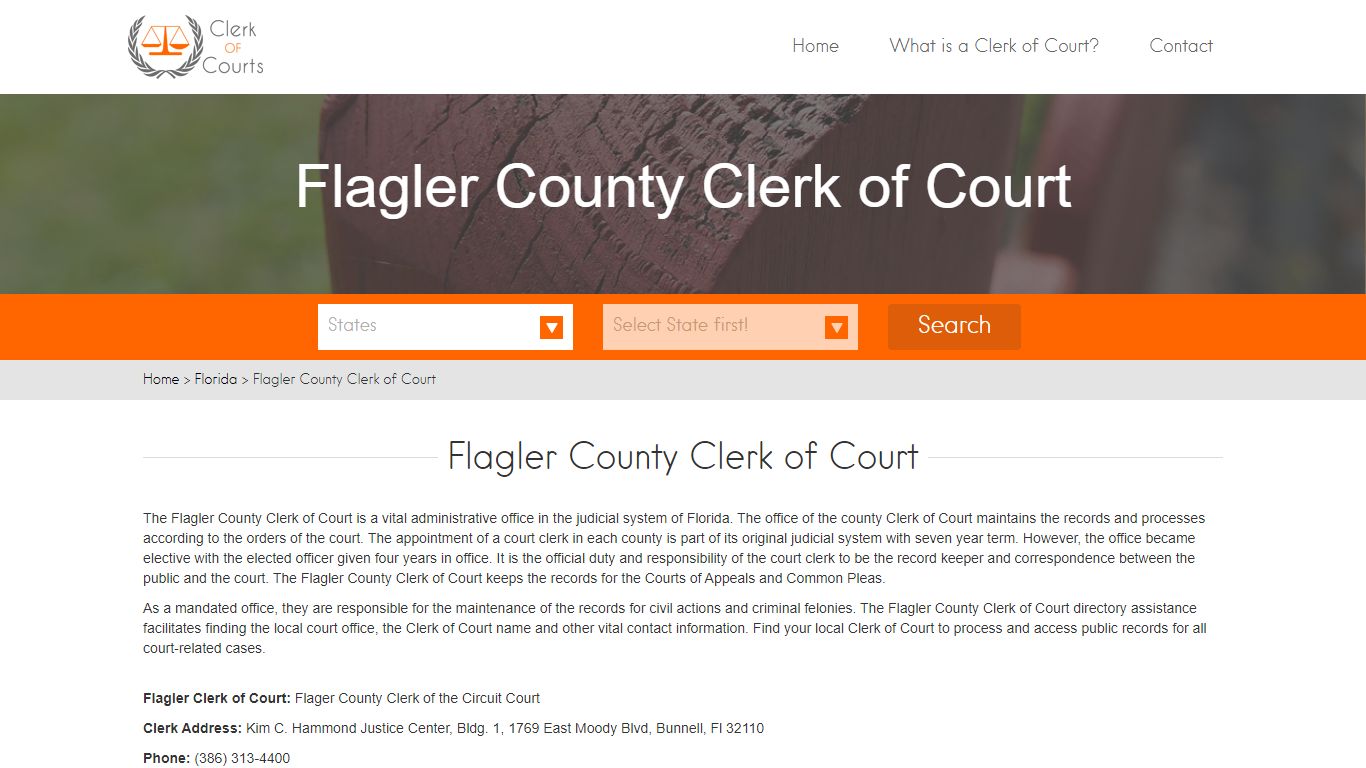 Flagler County Clerk of Court